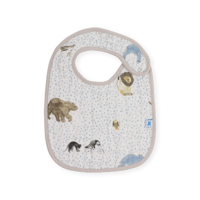 Cotton Muslin Classic Bib 3 Pack - Party Animals