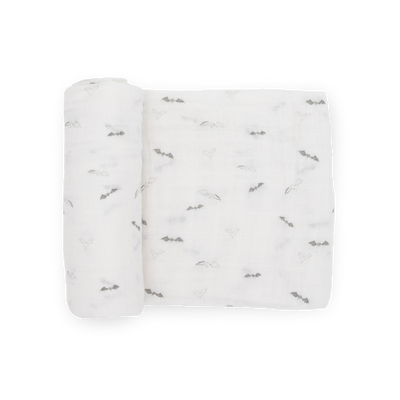 Cotton Muslin Swaddle Blanket - Bats
