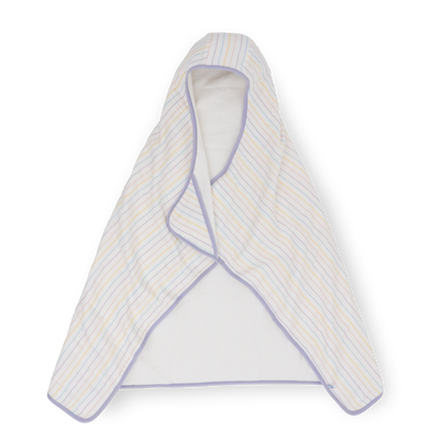 Toddler Hooded Towel - Unicorn Stripe