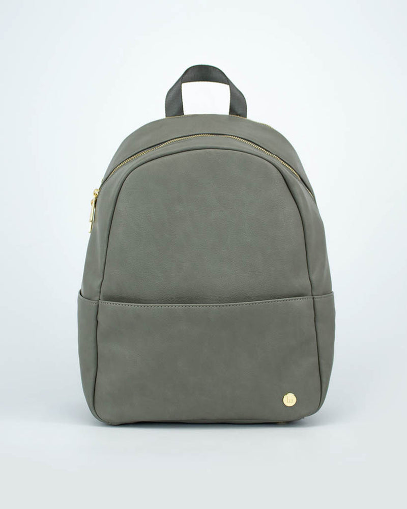 Skyline Backpack Grey Umber - Gold Hardware