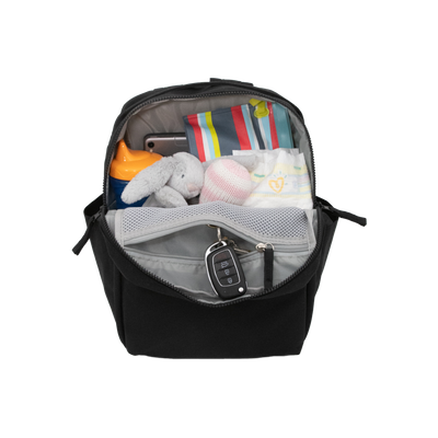 Mini Roo Backpack - Charcoal Doodle
