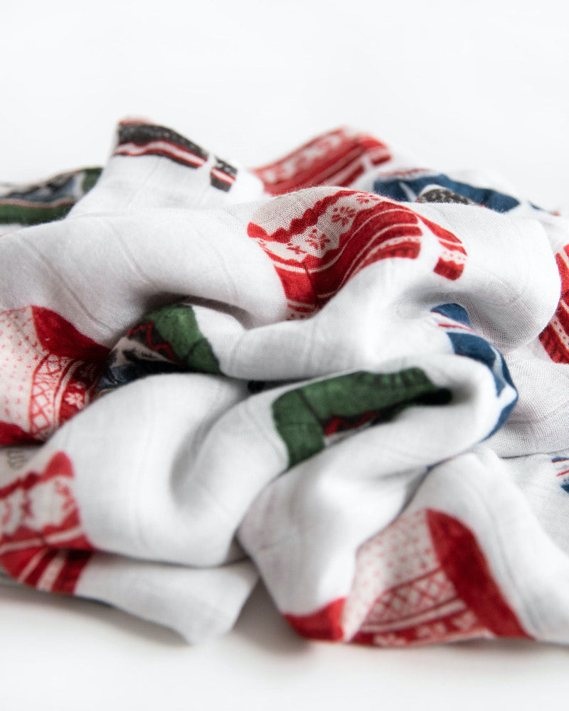 Deluxe Muslin Swaddle Blanket Set - Sweater Soiree