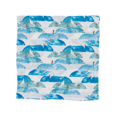 Cotton Muslin Swaddle Blanket 3 Pack - Summer Vibe