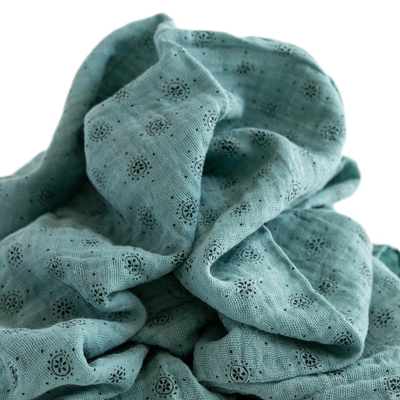 Cotton Muslin Swaddle Blanket - Wallflower