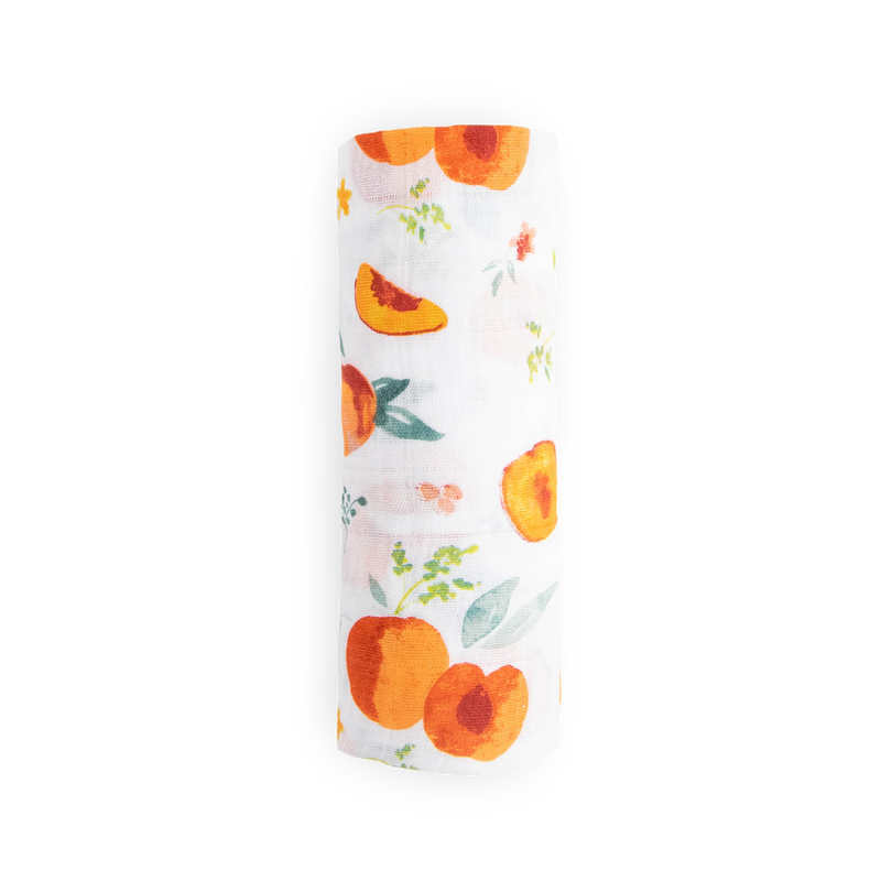 Cotton Muslin Swaddle Blanket - Georgia Peach
