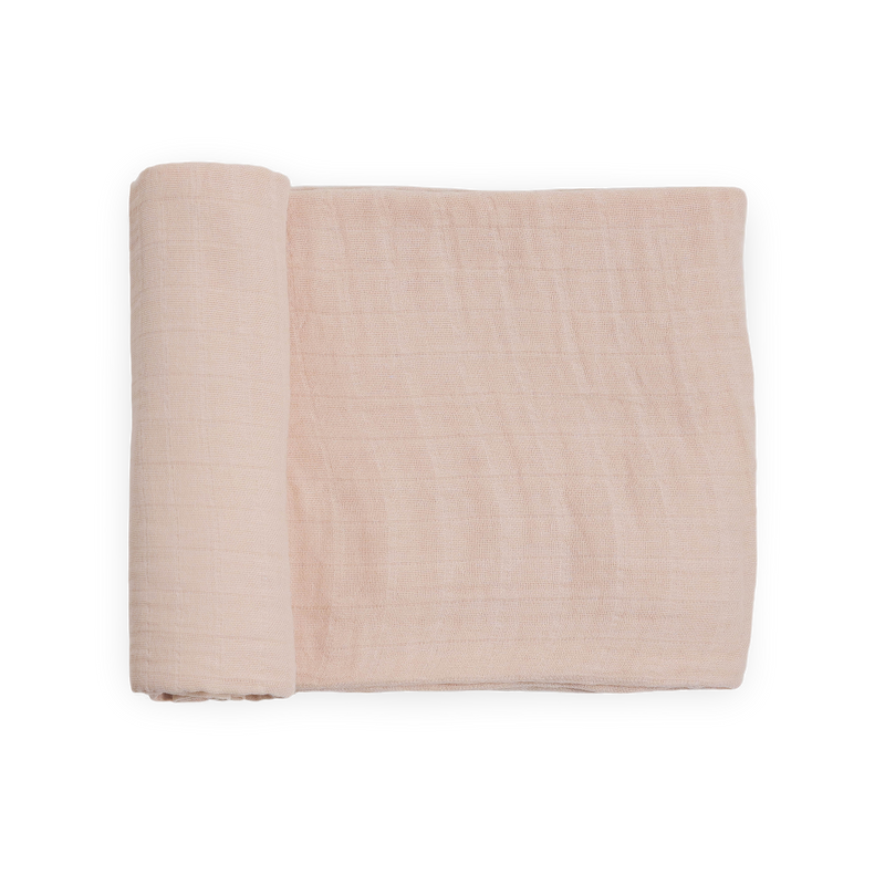 Organic Cotton Muslin Swaddle Blanket - Rosie