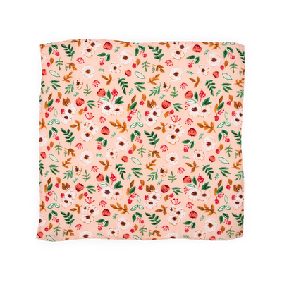 Cotton Muslin Squares 4 Pack - Vintage Floral