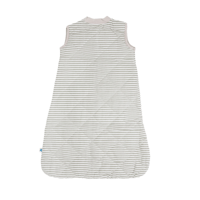 Cotton Muslin Quilted Sleep Bag - Grey Stripe