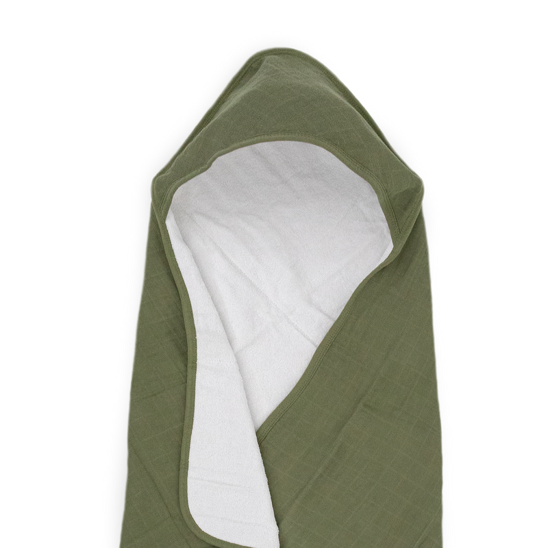 Infant Hooded Towel - Fern