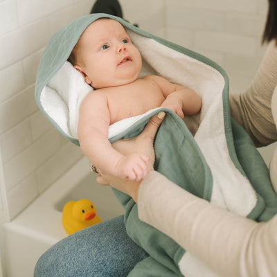 Infant Hooded Towel - Sea